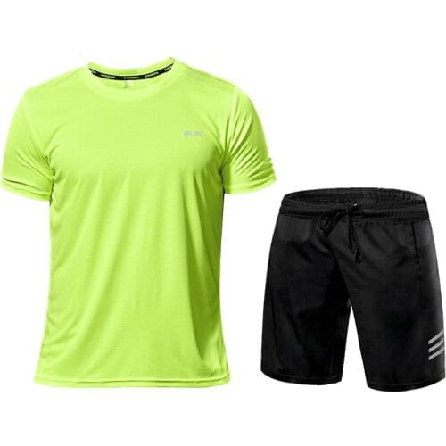 Men Sports Suit Breathable Athletic Wear Sportswear Running Jogging Gym Ropa Deportiva Fitness Workout Clothes Soccer Camisetas