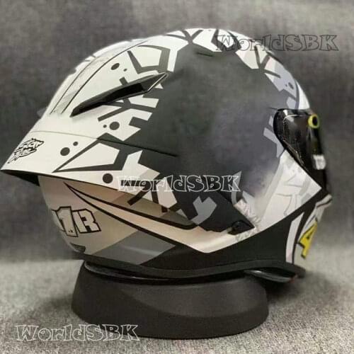 New Arrival Carbon Fiber Material Full Face Motorcycle Motor Women and Men Winter Season Riding Safety Helmet With Big SpoilerSu