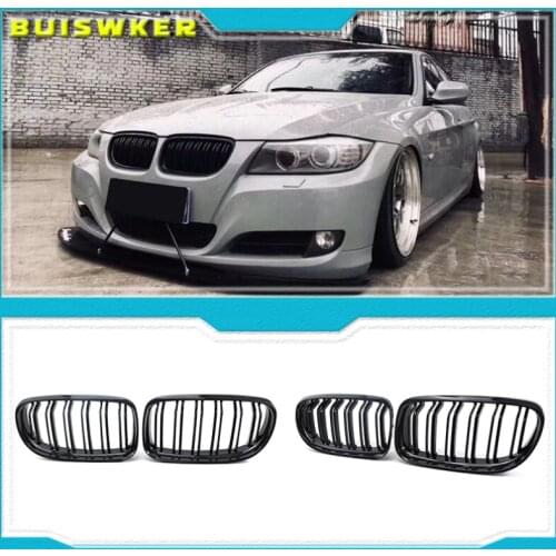 Matte Black Front Sport Kidney Grille Grill For BMW E90 E91 LCT 3-Serise Sedan 2009 2010 2011 2012 2013 Car Racing Grills