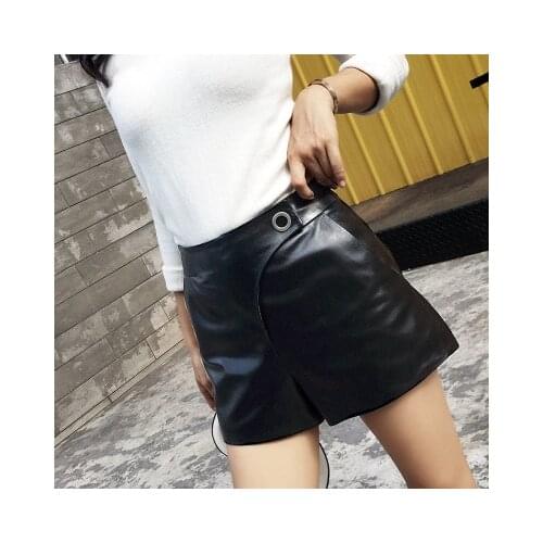 Top brand Fashion 2020 New Genuine Sheep Leather Shorts G7 high quality