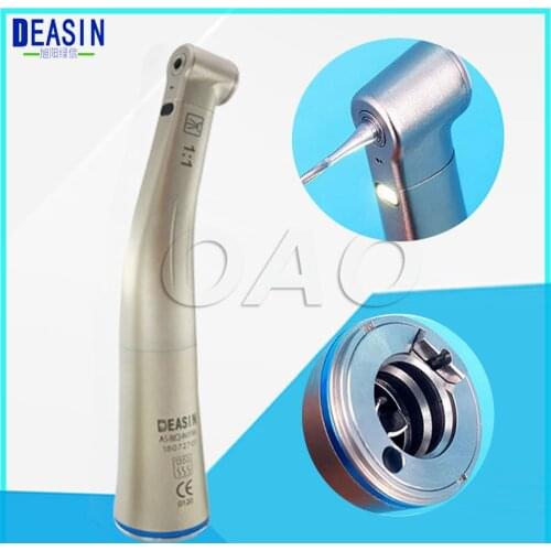 Top quality 1:1 BLUE RING Dental MicroMotor Inner water way contra angle E-Type polish tool DEASIN