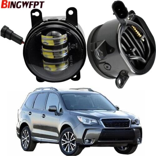 2PCS New Car LED Fog Lights 12V H11 Replacement For Subaru Forester 2013-2018 For Subaru Legacy 3.6L H6 2010 2011 2012