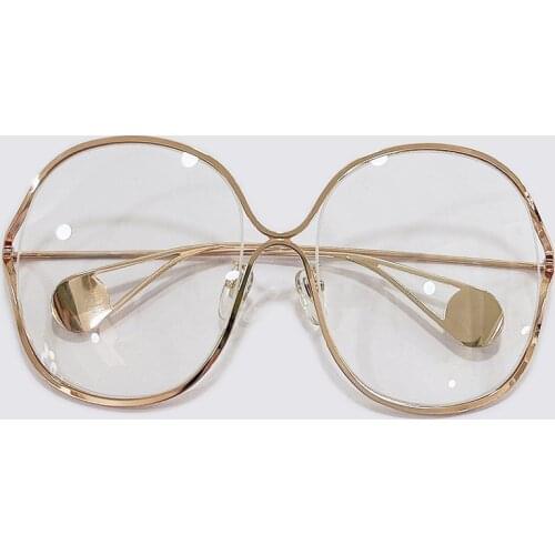 2021 Retro Spectacle Eyeglass Women Computer Glasses Frame Glasses Frrame Vintage Brand Desgin Clear Lenses Glasses
