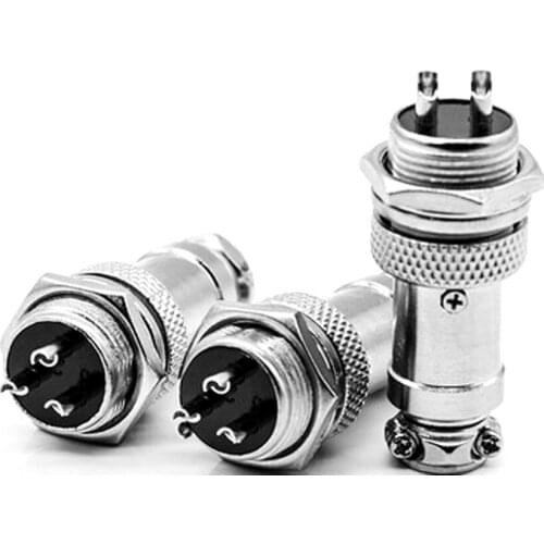 3pcs GX20 2/3/4/5/6 Pins Male female Aviation Plug socket power Connector Electrical Air Plug Air Outlet Opening socket