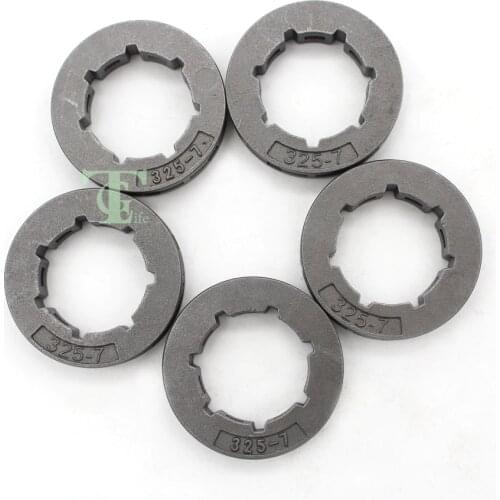 5Pcs .325 Pitch 7 Tooth Sprocket Drive Rim For HUSQVARNA 140 142 154 234 238 240 242 242XP 246 254 257 262 262XP OREGON 11892
