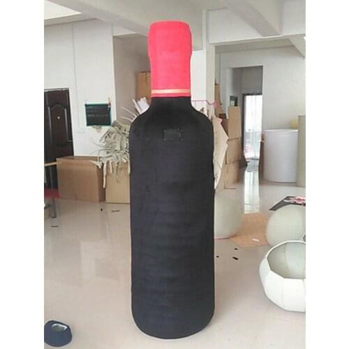 ADS Bavarian Beer Guy Mascot Costume Red Wine Oktoberfest Handmade Advertising # High Quality Cartoon Character Unisex fursuit