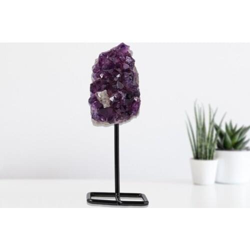 Amethyst Stone Decor Feng Shui Ornament Stone Crystals Heal Crystals Accents