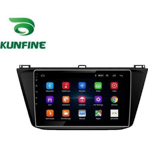 Octa Core Android 10.0 Car DVD GPS Navigation Player Deckless Car Stereo for VW Tiguan L 2017-2018 Headunit Radio