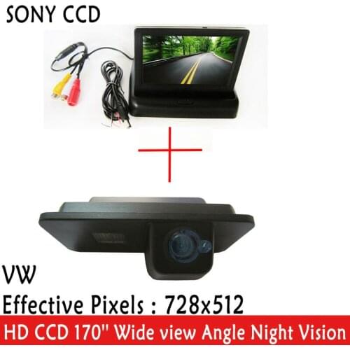 Resolution 520TV lines Car RearView camera SONY HD CCD Color Backup car Camera FOR VW GOLF 4 5 6 MK4 MK5 EOS LUPO BEETLE Superb