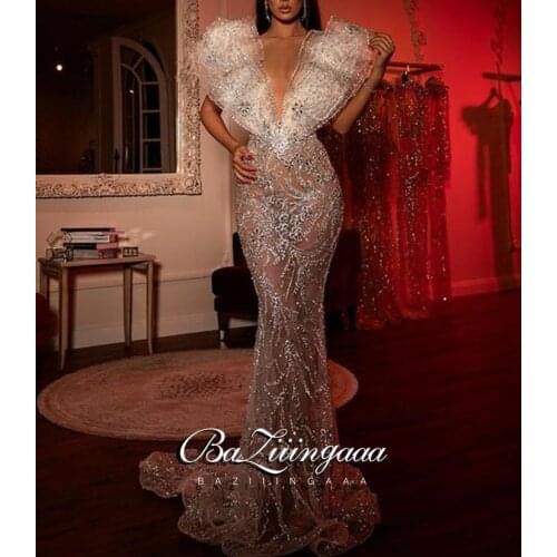 New Elegant Woman Evening Gown Plus size slim printed long evening dress Suitable for Formal Parties