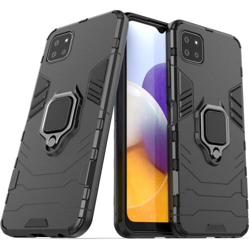 For Samsung Galaxy A22 5G Case Cover for Samsung Galaxy A22 5G A32 4G A02s A02 A12 A52 A72 Finger Ring Kickstand PC Phone Shell