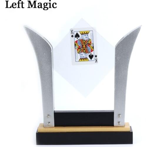 Deluxe TV Card Frame Magic Triks Card Insert Into Glass Magic Props Card Appearing In Frame Magic Stage Illusion Gimmick