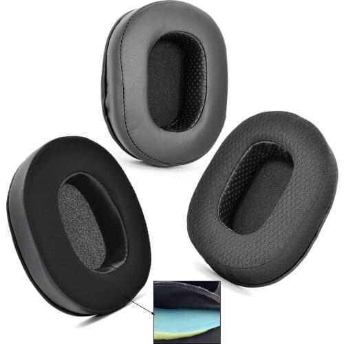 For razer Blackshark V2 X, V2 Pro Replacement Earpads /Ear Cushions/ Ear Cover, Black Oval , Memory Foam