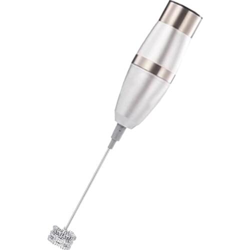 Electric Milk Coffee Mixer Battery Operated Egg Beater Blender Stainless Steel Stem and Whisking