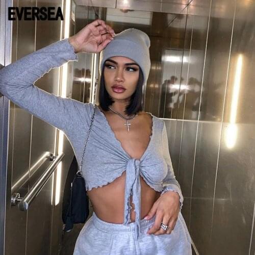 Женские однотонные футболки Eversea China At AliExpress