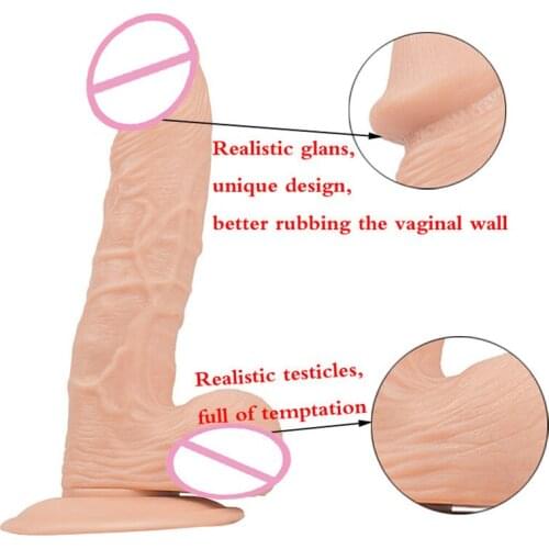 Strong Suction Cup Dildo For Couples Erotic Anal Butt Plug Adults Realistic Penis Sex Toy For Woman Sex Shop