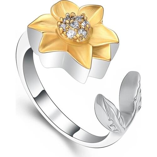 Sunflower Cremation Ring for Ashes Keepsake Stainless Steel Ashes Holder Keepsake Memorial Urn Finger Ring For Women