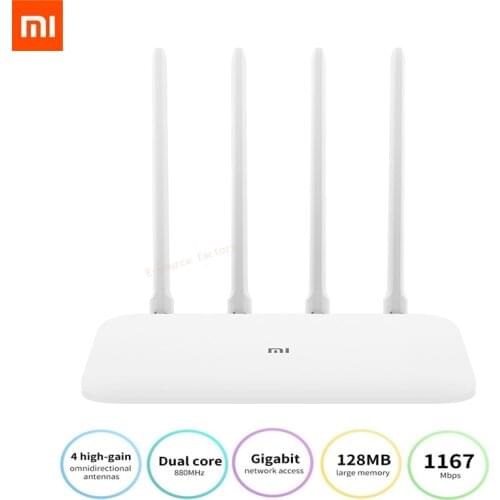 Xiaomi Mi Router 4A Gigabit Version 2.4GHz 5GHz WiFi 1167Mbps WiFi Repeater 128MB DDR3 High Gain 4 Antennas Network Extender