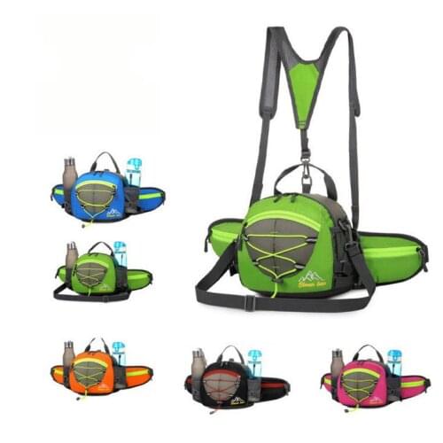 New Large Capacity Multi-function Kettle Waist Pack Outdoor Sports Run Waist Bag Mountaineering Travel Crossbody Riding Backpack