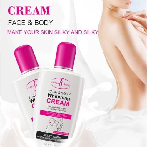 Whitening Cream Beauty Face Body Whitening Cream for Dark Skin Bleaching Knee Elbow Inner Thigh Skin Lightening Cream Lotion