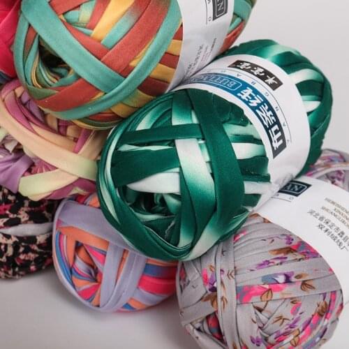 Polyester DIY Hand-woven Bag Accessories Hand Mixed Knitting Scarves Crochet Yarn Weave Thread DIY Sweater Hand-made Accessorie