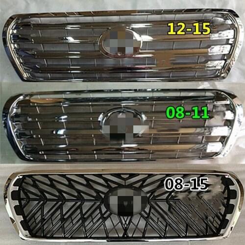 Front Bumper Grill Radiator Grille for Toyota Land Cruiser Lc200 4000 4600 4700 5700 2008-2020