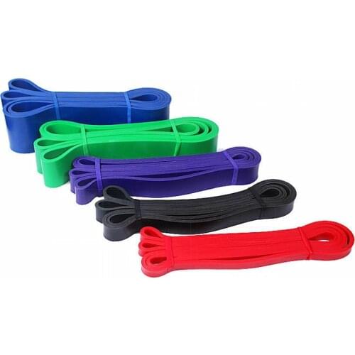 Natural Latex Pull Rope Power Lifting Assistant Loops Fitness Resistance Bands Stretching Rubber Bands for Pull-Ups Gymnastics