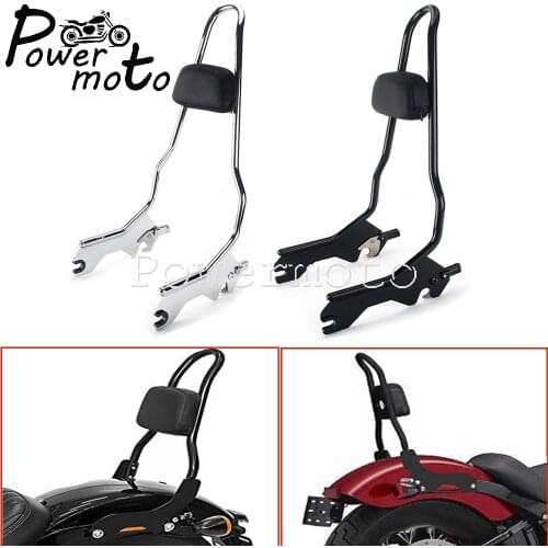 Motorcycle Detachable Passenger Backrest Sissy Bar For Harley Softail Slim Street Bob FLSL FXBB Standard Deluxe Heritage Classic