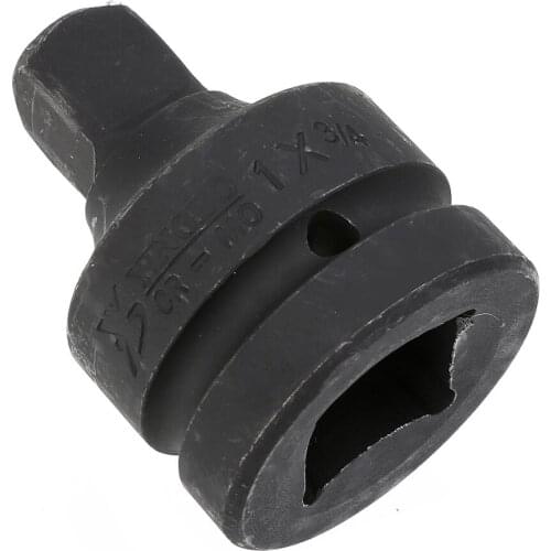 1" to 3/4 inch Heavy Duty Air Ratchet Steel Drive Socket Wrench Impact Reducer Converter Adapter Black Mayitr
