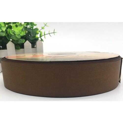 5 Yards High Quality Ribbon 6/10/15/20/25/38/50mm Wedding Decoration Grosgrain Ribbon Gift Wrapping Christmas Ribbon #Brown