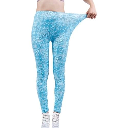 YSDNCHI Leggings Women Colorful Sport Sexy Printed pants Gothic Elastic Fitness Gym Stretch Novelty New Jegging