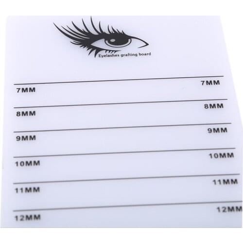 1Pc Acrylic Eyelash Glue Extension Pallet Holder Lash Eyelashes Individual Tile Palette Belt Adhesive Ceramic Eye Lash Pad