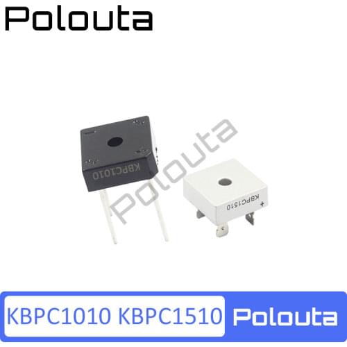 10 Pcs/lot Kbpc1010 Kbpc1510 10a15a 1000V Rectifier Bridge Rectifier Square Bridge Polouta Supper Capacitor Protection Board