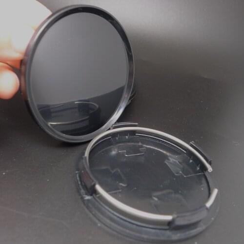 4pcs 63mm Wheel Center Caps Cover Car Styling Replacement Dust proof Rims Hub Hubcaps No Logo Chrome Black