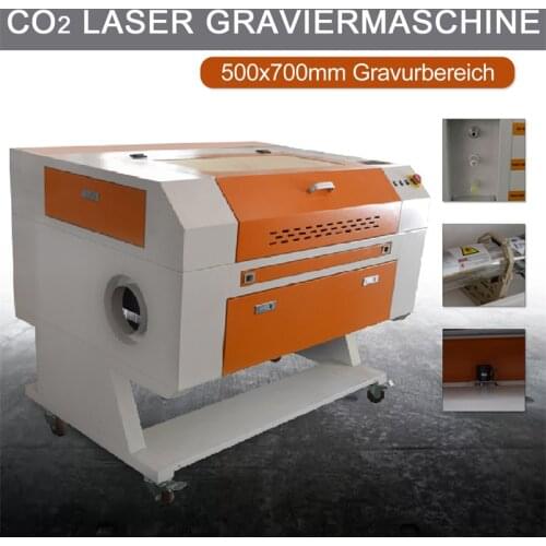60W CO2 USB Laser Engraving Cutting Machine 700x500mm Wood working Crafts Printer Cutter good