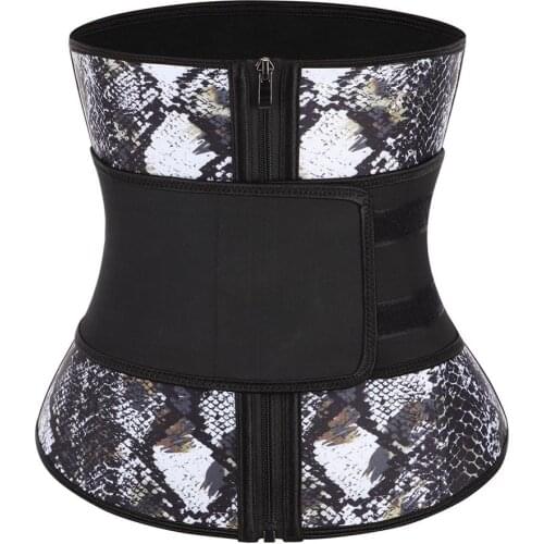 7 Steel Bone S-3XL Snake Body Shaper Latex Waist Trainer Corset Underbust Slimming Waist Body Belt Girdle Firm Control Shapewear