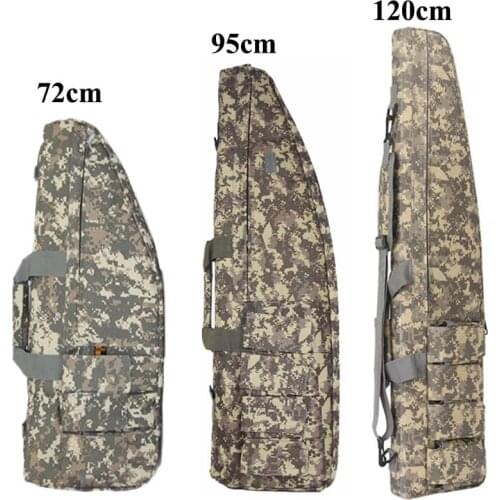 Nylon Gun Bag Case 72 95 120 cm Airsoft Rifle Bag Backpack Foam Rubber Sniper Carbine Shooting Bags Hunting Accessories