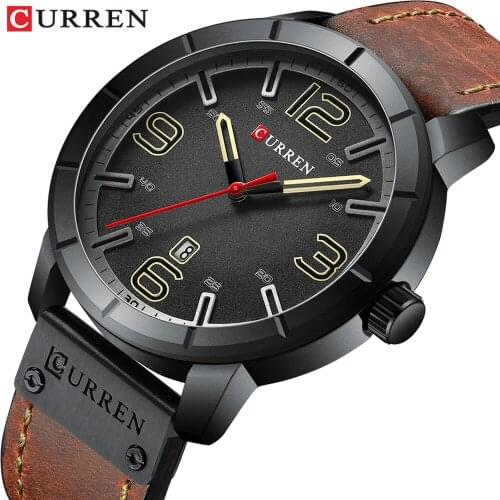 Relogio Masculino CURREN Luxury Brand Analog Military Business Wristwatch with Date Mens Quartz Watch Mens Clock Relogio Homem