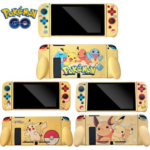2021 Pokemon Pikachu Nintendoswitch Cute Case Nitendo Nintend Switch Accessories Soft TPU Shell Cover for Nintendos Switch Skin