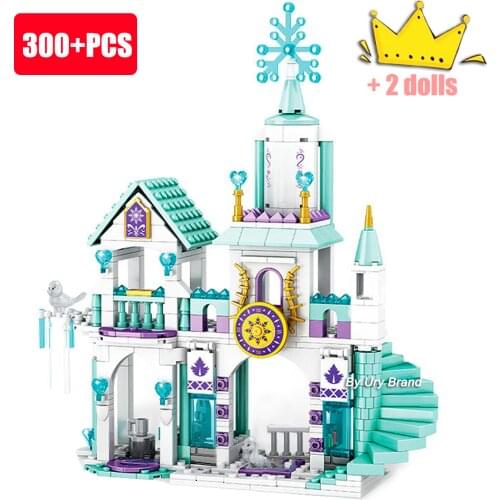 Building Block Toy Friends Series Princess Castle With Figures Horse Carriage Educational Assembly DIY Play House Gift For Girls