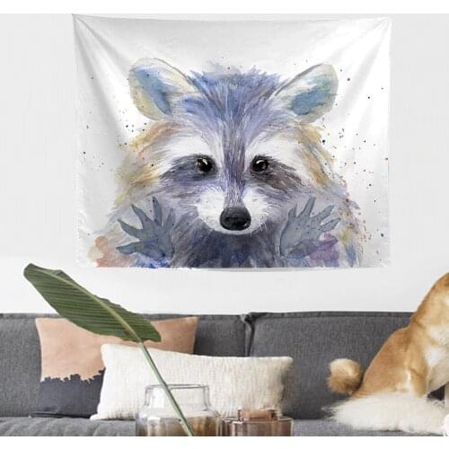 Home Background Tapestry Large Area Dirt-resisting Pet Pattern Living Room Bed Room Valance Modern Fashion Decoration Blanket