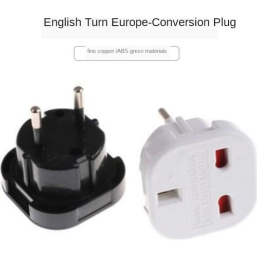 Euro-British standard converter English to European standard British conversion plug pure copper environmental protection