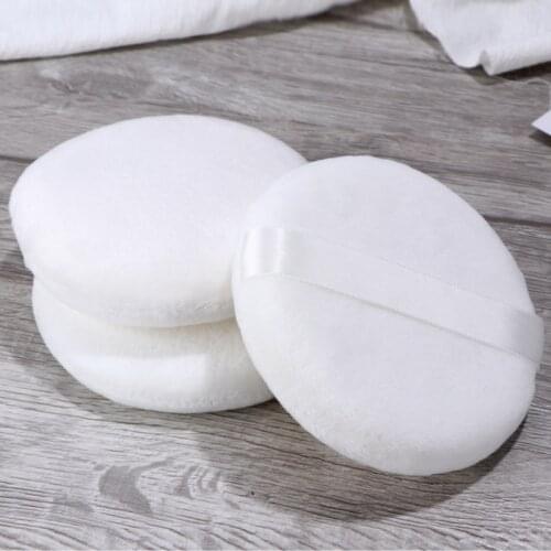 Makeup Sponges Puffs Natural Smooth Cosmetic Puffs Soft Flocking Powder Puff Facial Flawless Foundation Tool