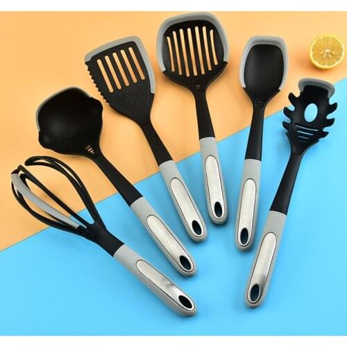 Korean Silicone Kitchenware 6 Set Against Heat Nonstick Cooking Spoon Spatula Silicone Kitchen Accessories