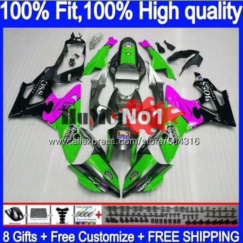 Injection Mold For BMW S 1000 RR S 1000RR 33MC.55 S1000 RR green pink 2015 2016 2017 2018 S1000RR 15 16 17 18 OEM Fairings Kit