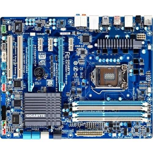 For Gigabyte GA-Z68X-UD3-B3 Original Used Desktop Motherboard Z68X-UD3-B3 Z68 LGA 1155DDR3 32G SATA3 P8Z68-V P8Z68 LX LE