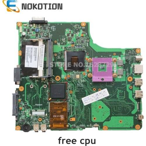 NOKOTION For TOSHIBA Satellite A200 A203 A205 Laptop motherboard 965GM DDR2 free cpu 6050A2109401-MB-A02 V000109080