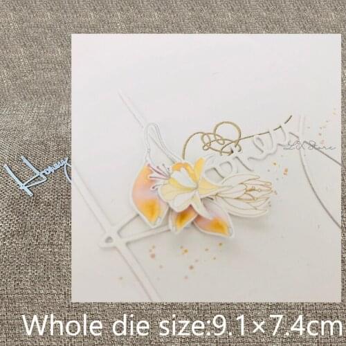 XLDesign Craft Metal Cutting Dies stencil mold honey letter decoration scrapbook Album Paper Card Craft Embossing die cuts
