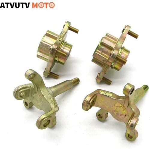 Knuckle Assembly Sheep Horn Disc Brake Set For China 110cc Go Kart Buggy UTV Bike Parts