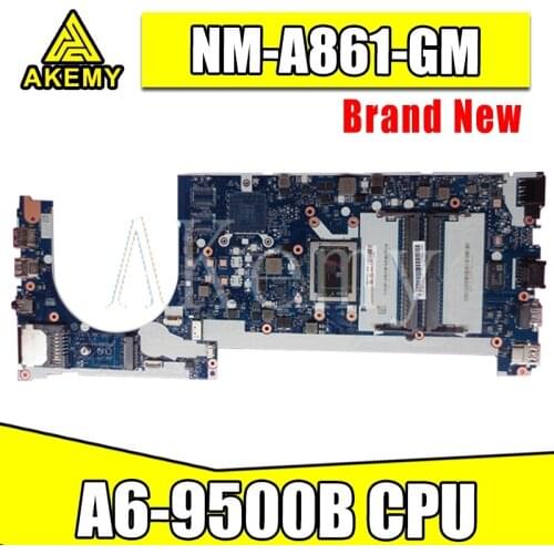 NEW!! CE475 NM-A861 For Lenovo thinkpad E475 CE475 laptop motherboard 01EN267 02DL537 100% test OK CPU:A6-9500B DDR4-2.4 MHZ FRU